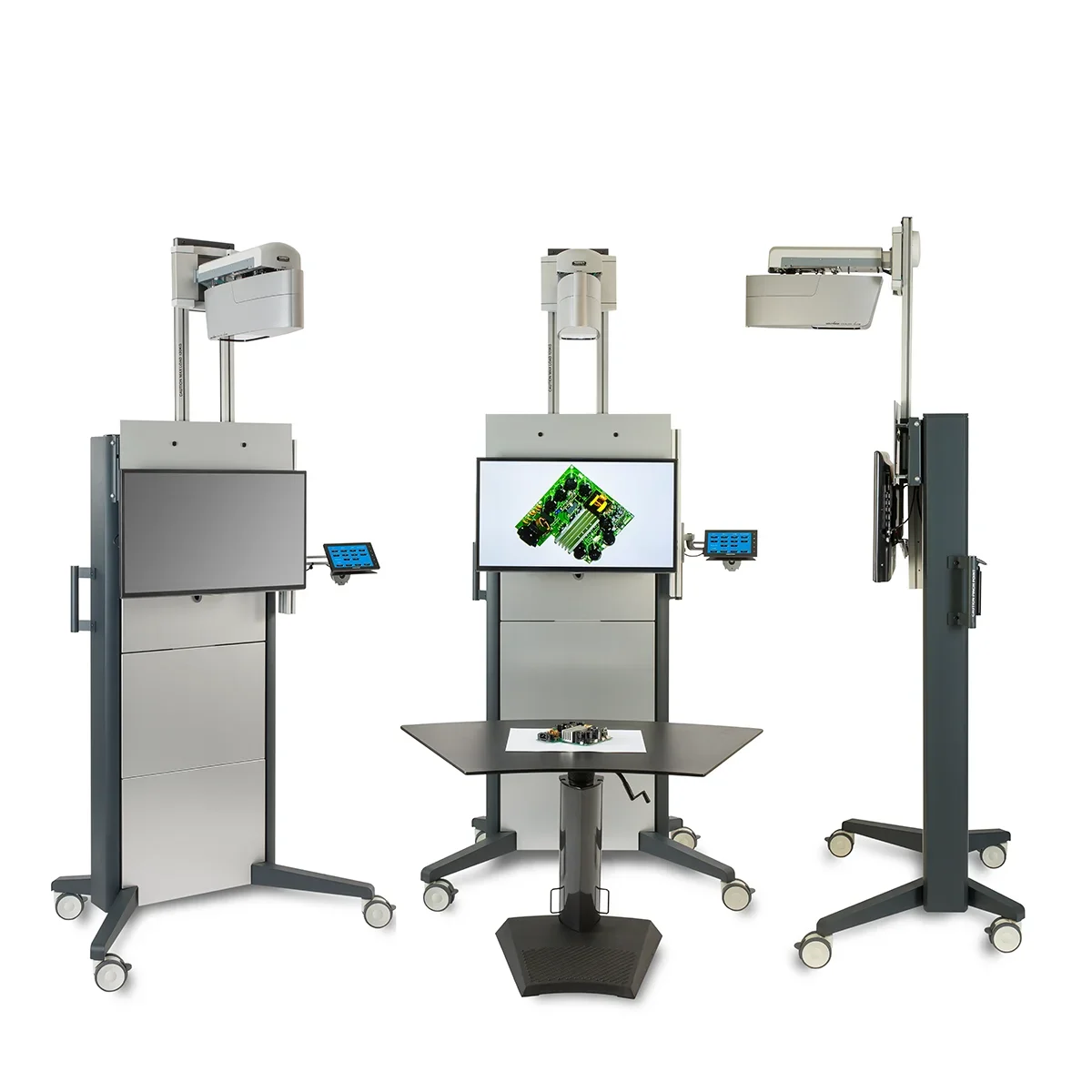 Studioaufnahmen von Multimedia Workstations