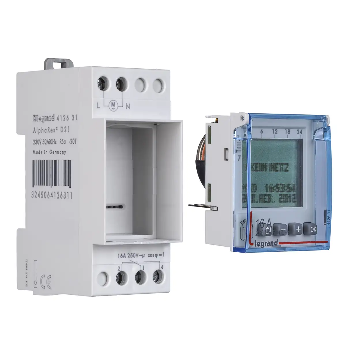 Studioaufnahmen von Zeitschaltuhren